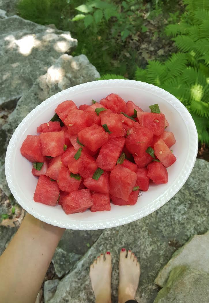 Watermelon Mint Salad Recipe