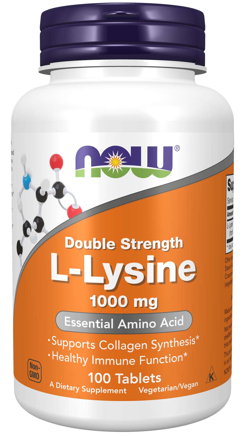 NOW L-Lysine 1000mg Extra Strength 100tabs