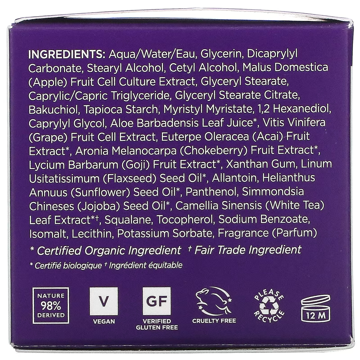 Andalou Naturals Rejuv Plant Based Retinol Cream 50g