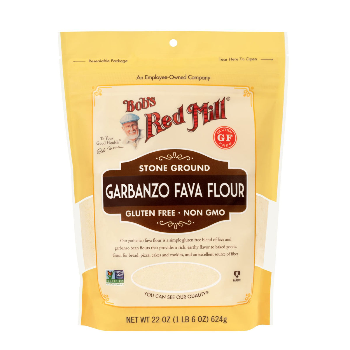 Bobs Red Mill Garbanzo Fava Flour Gluten Free/Wheat Fr