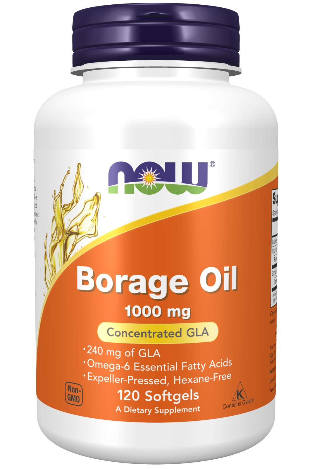 NOW Borage Oil 240mg GLA 120sg