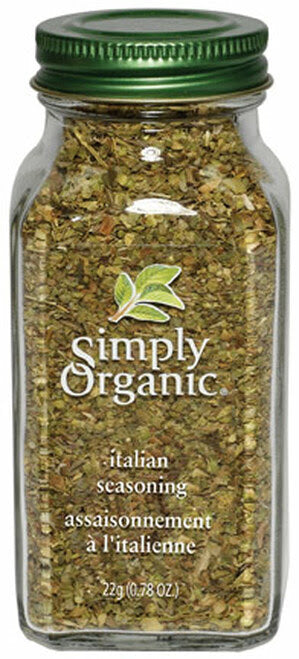 Simply Organic Bottled Spice Italian Seasoning 22g