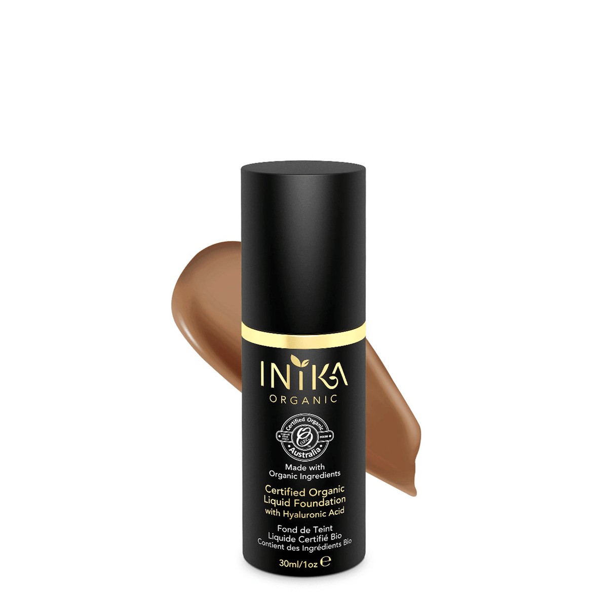 Inika Organic Organic Liquid Foundation - Toffee 30ml