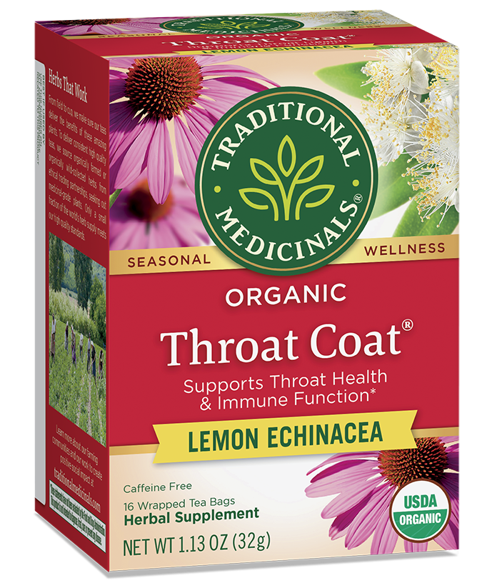 Traditional Medicinals Throat Formula Tea 16teabags