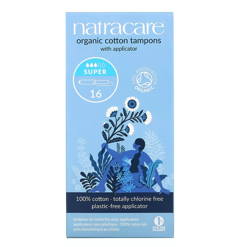 Natracare Organic Super Applicator Tampons 16ct