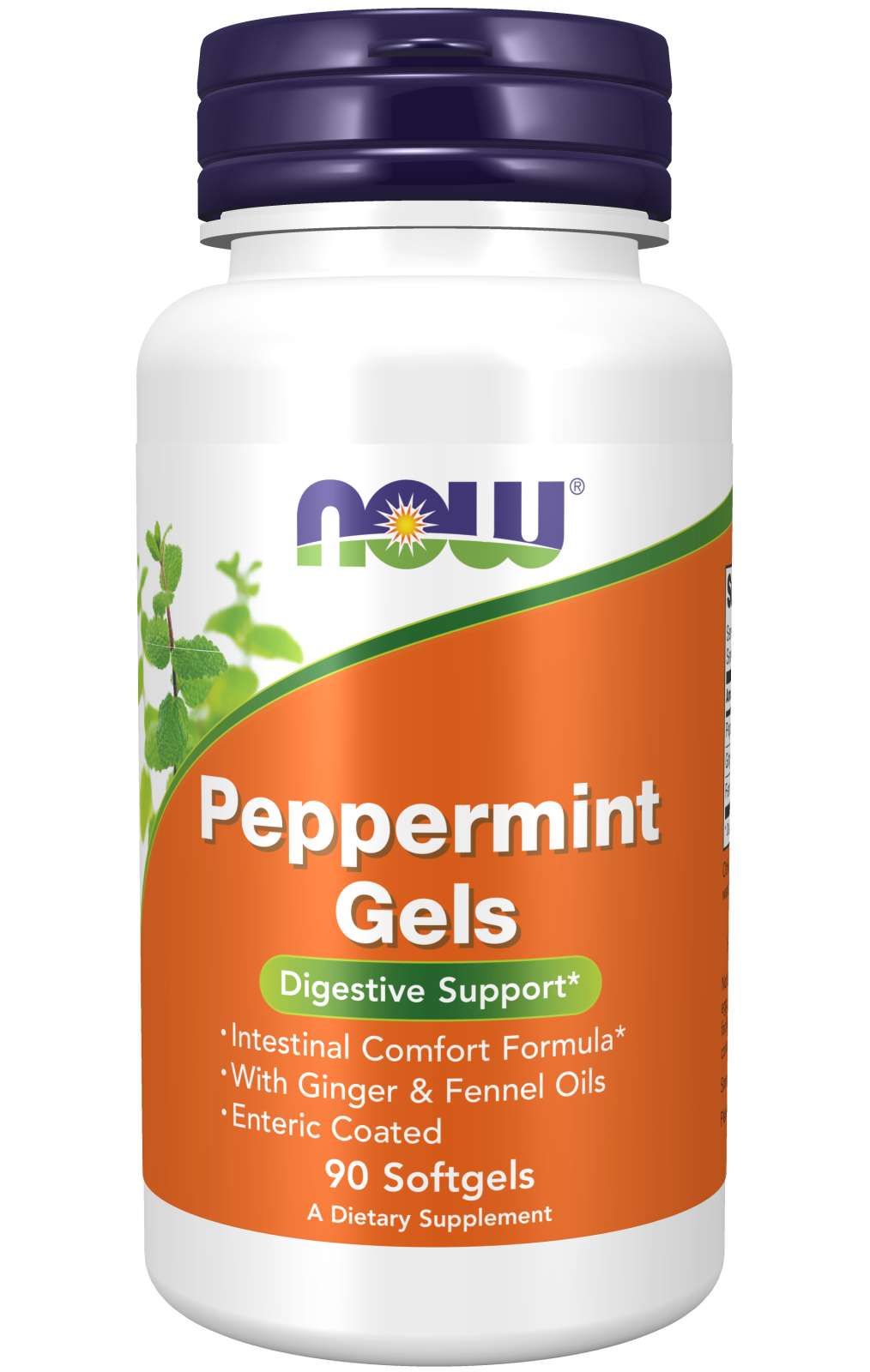 NOW Peppermint Enteric Coated 90sg