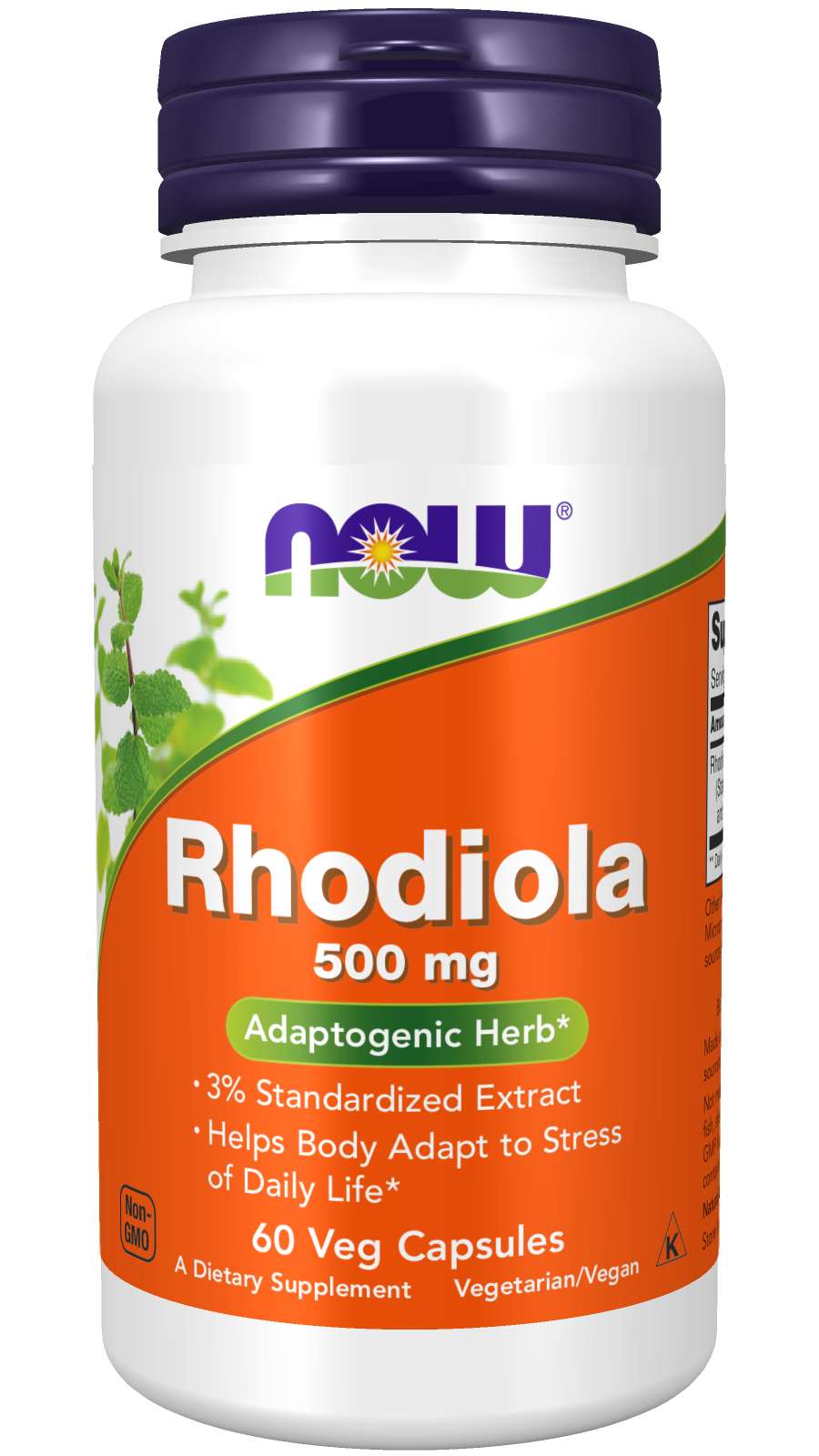 NOW Rhodiola [Arctic Root] 500mg 60vcaps