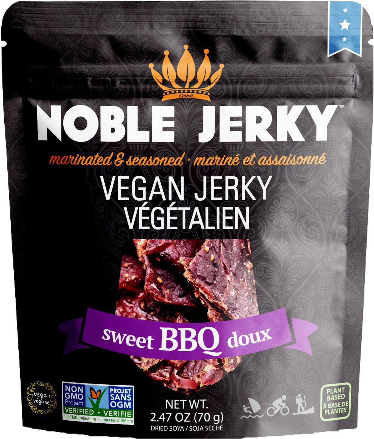 Noble Jerky Vegan Jerky Sweet BBQ 40g