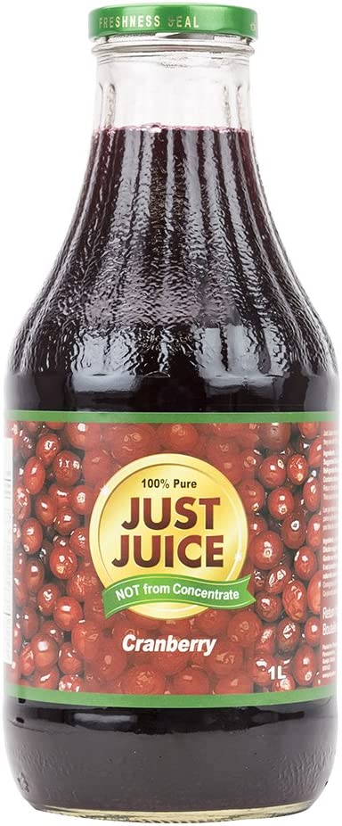 Just Juice Pure Cranberry Juice [No Concentrate] 1L