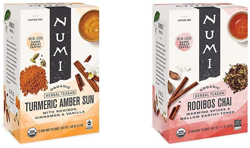 Numi Teas Amber Sun Turmeric Tea Org. 18bags