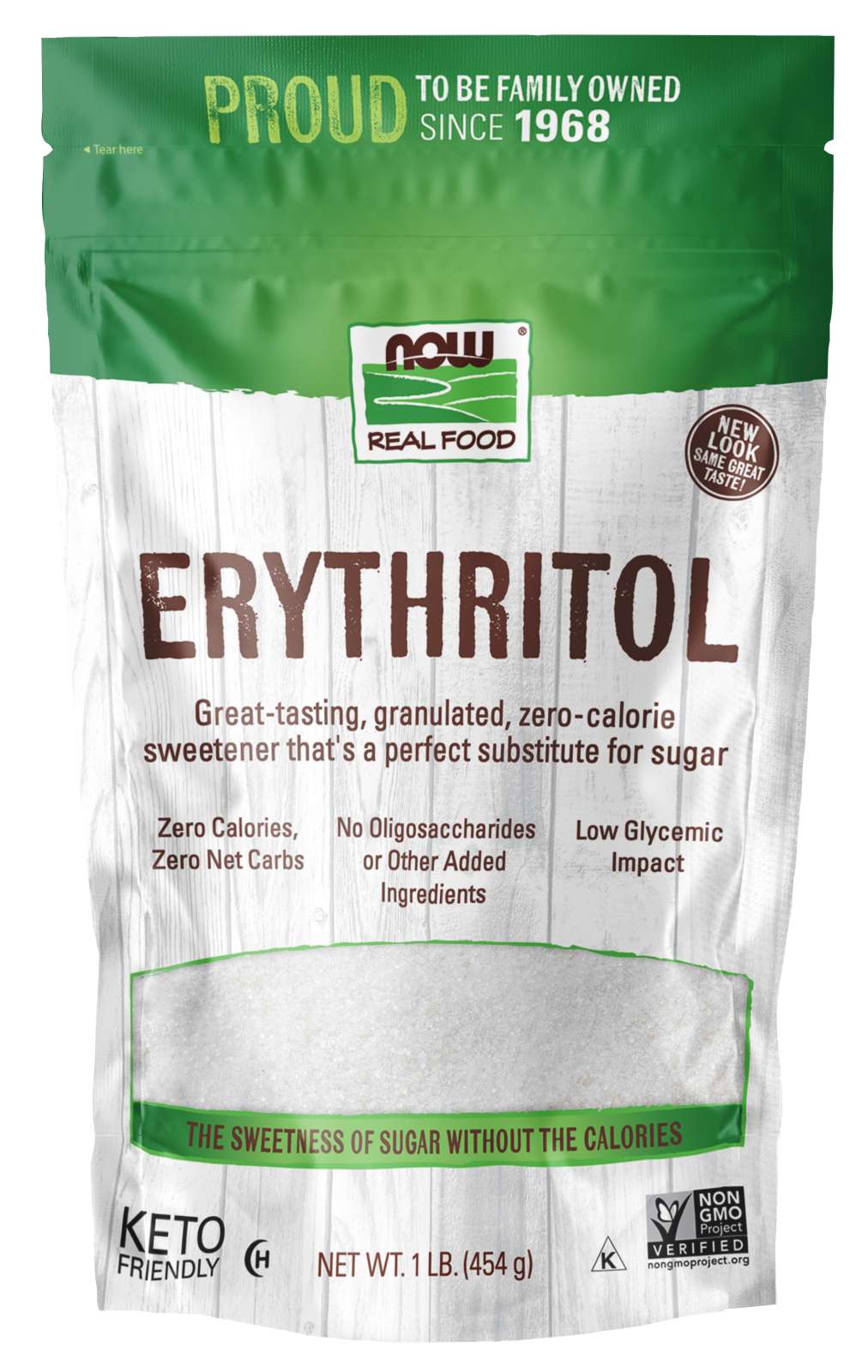 NOW Erythritol [Low Carb] 454g