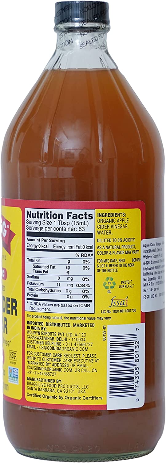 Bragg Apple Cider Vinegar 946ml