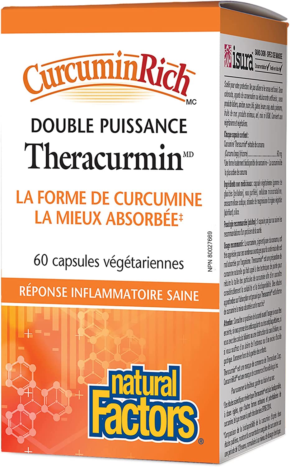 Natural Factors CurcuminRich Double Strength Theracurmin