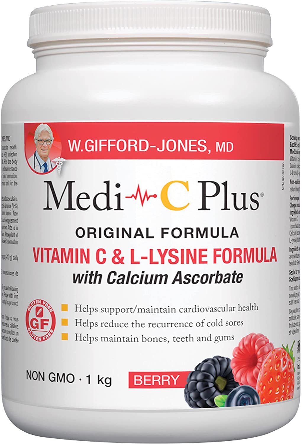 Preferred Nutrition Medi-C Plus Calcium Berry Lysine Vitamin