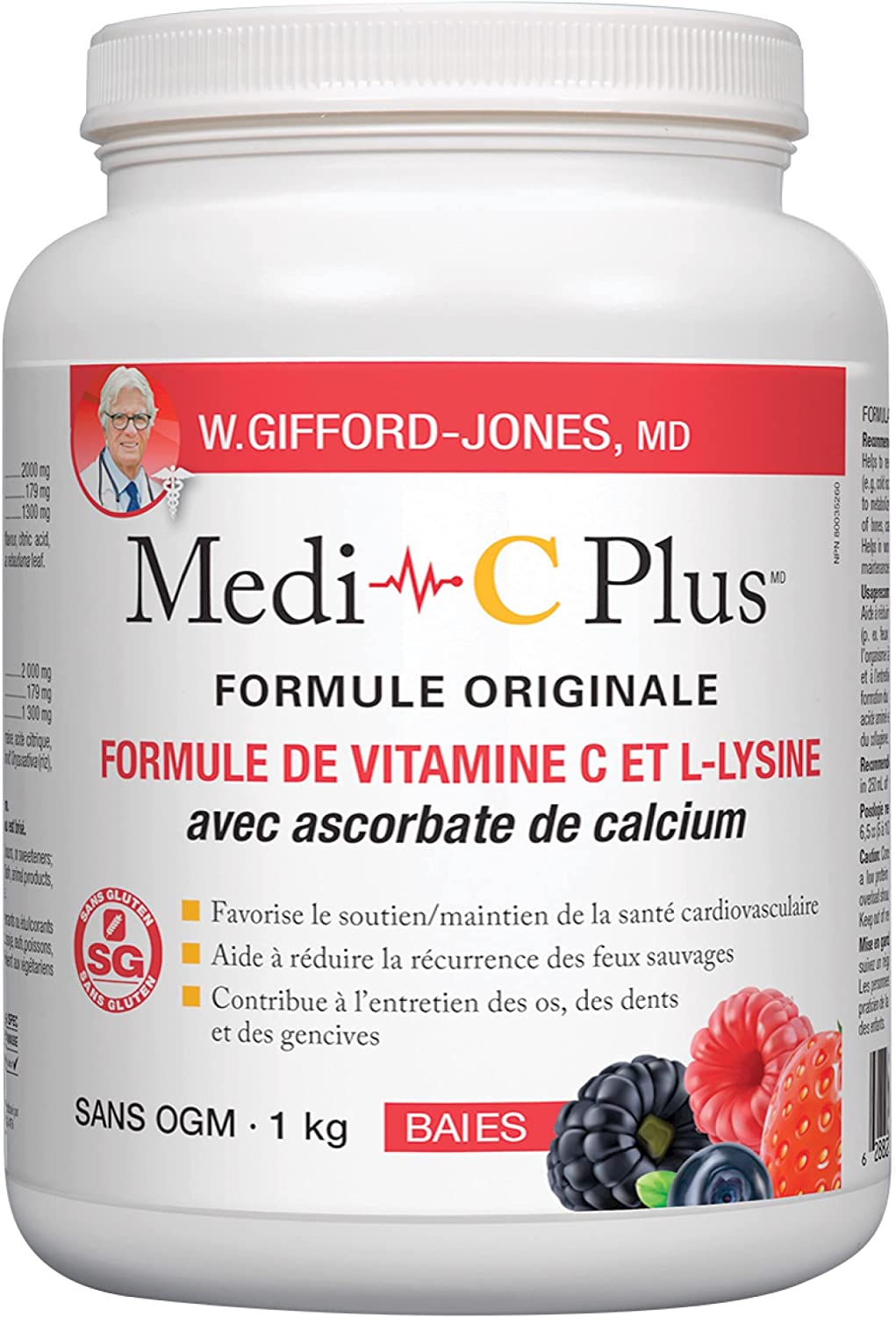 Preferred Nutrition Medi-C Plus Calcium Berry Lysine Vitamin