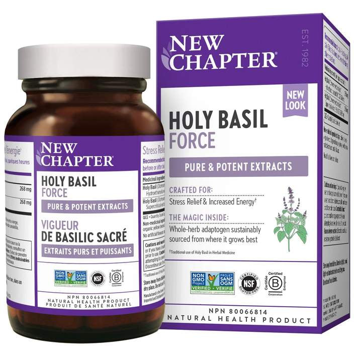 New Chapter Holy Basil Force 60soft gels