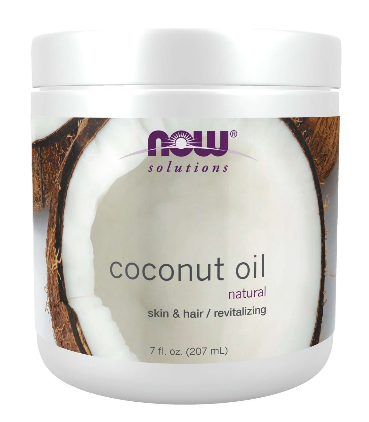 NOW Coconut Oil 100% Natural 207ml