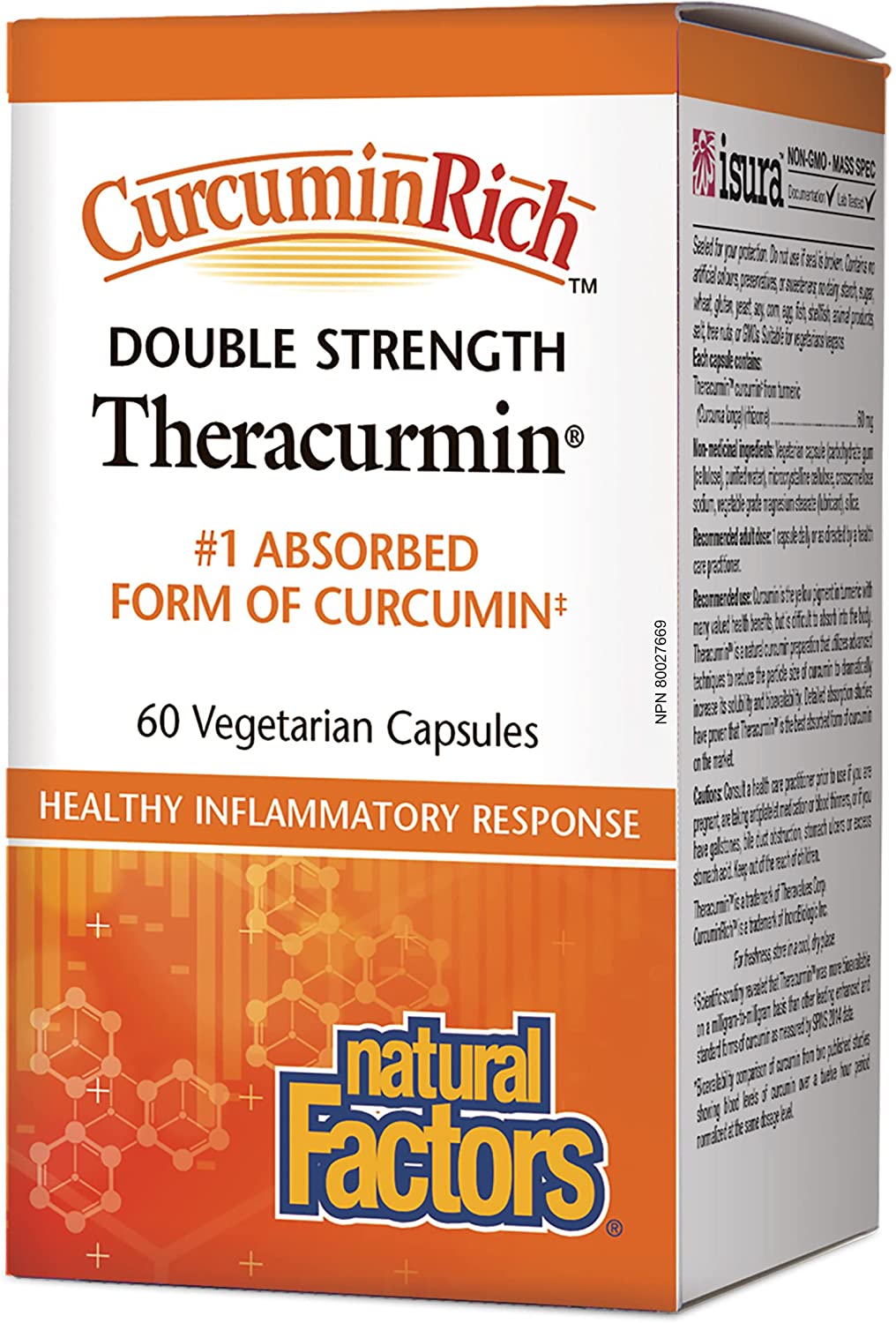 Natural Factors CurcuminRich Double Strength Theracurmin