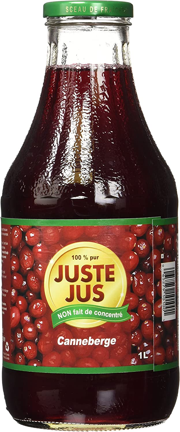 Just Juice Pure Cranberry Juice [No Concentrate] 1L
