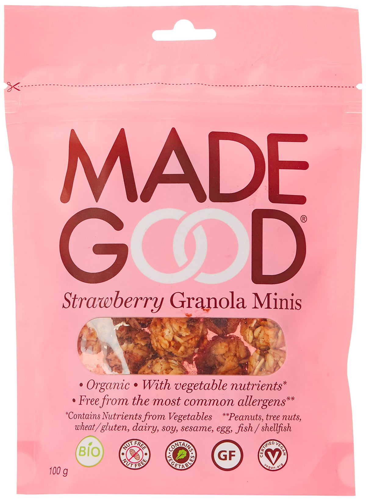 Made Good Granola Minis Strawberry 100g