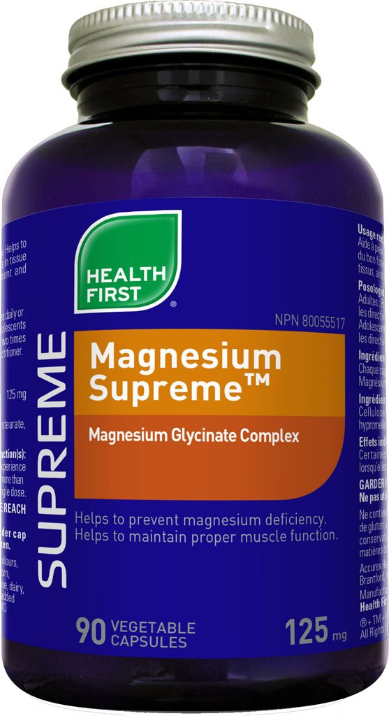 Health First  Magnesium Supreme 125 mg   90vcap