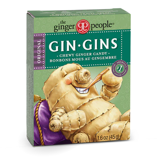 Ginger People GinGins Chews Travel Packs 45g