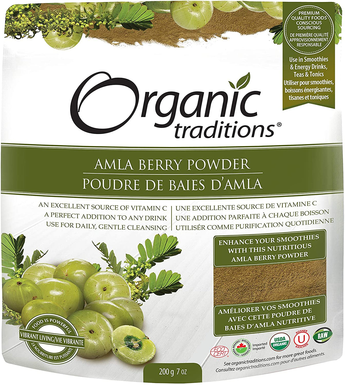 Organic Traditions Amla Berry Powder Org. 200g