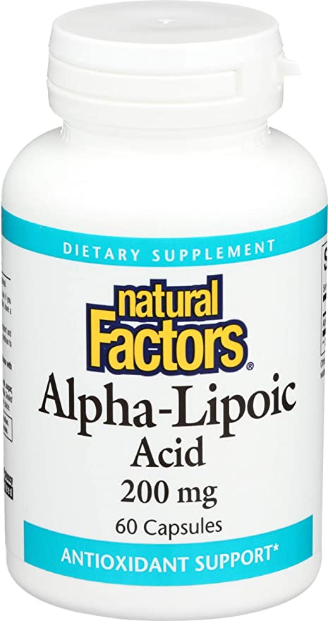 Natural Factors Alpha Lipoic Acid 200mg 60capsules