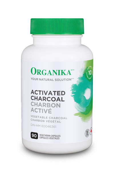 Organika Health Products Activated Charcoal 90veggie capsules