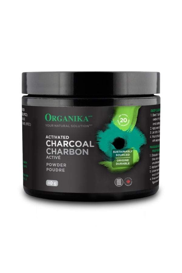 Organika Health Products Activated Charcoal Powder 40g