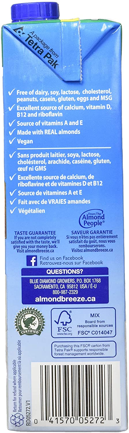 Blue Diamond Almond Breeze Original 946ml