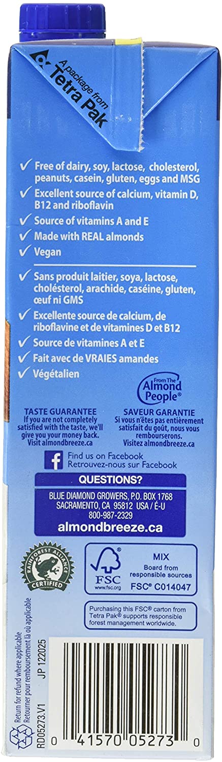 Blue Diamond Almond Breeze Vanilla 946ml