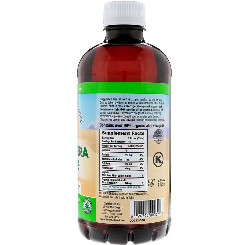 Lily of the Desert Aloe Vera Gel Inner Fillet 946ml