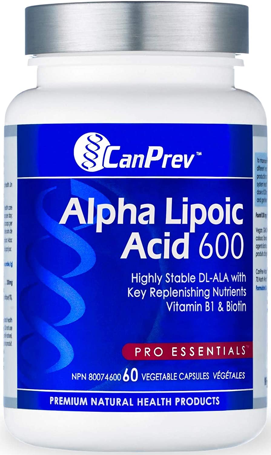 CanPrev Alpha Lipoic Acid 600mg 60vcaps