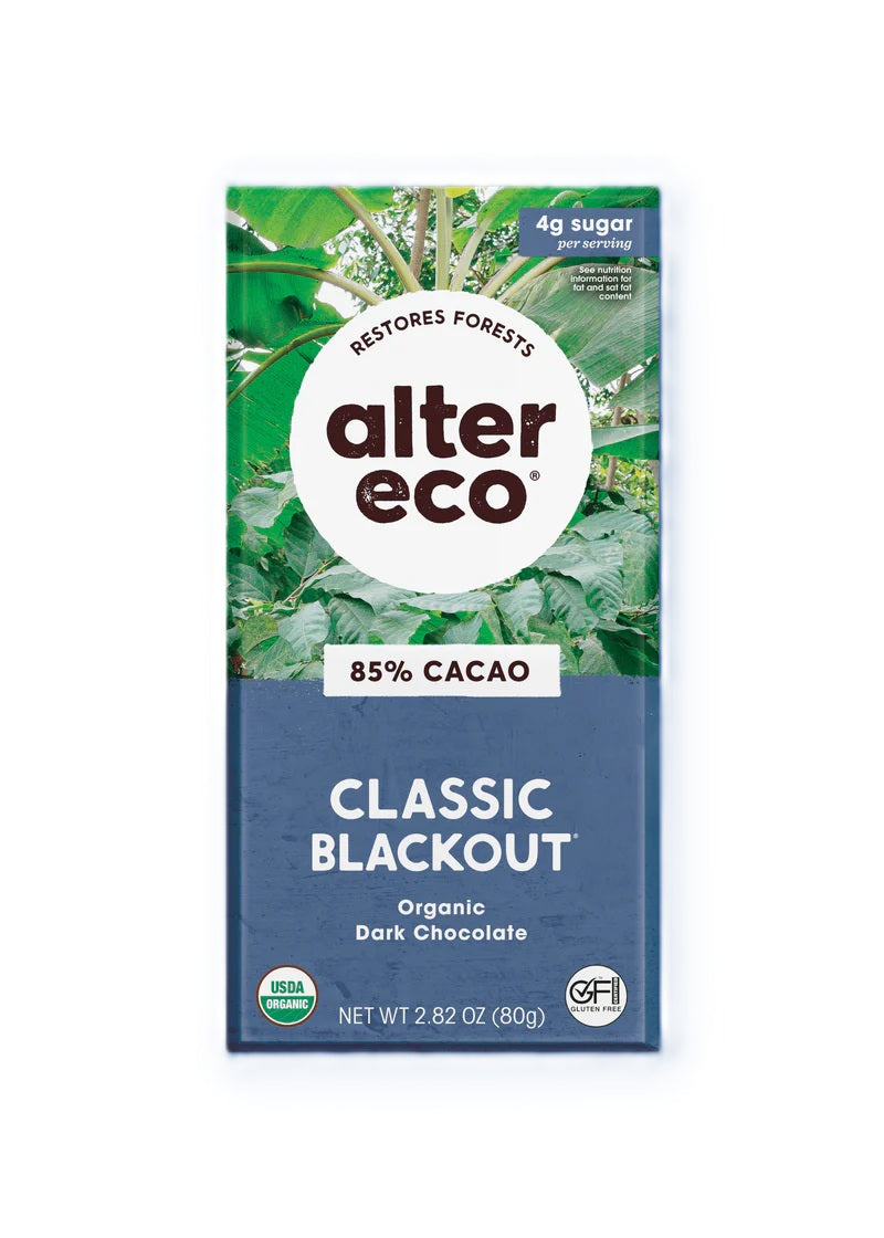 Alter Eco Classic Blackout Dark Chocolate 80g