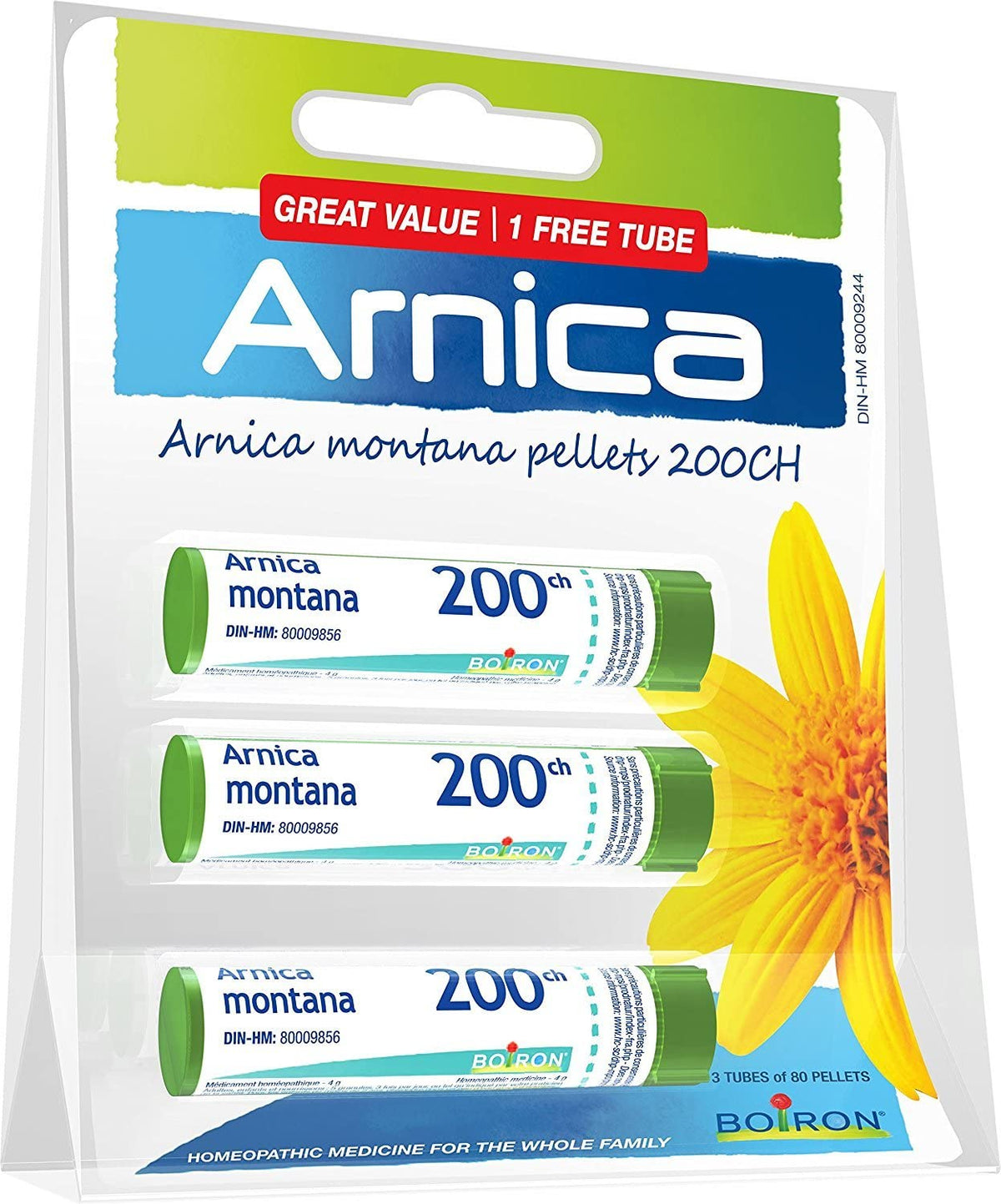 Boiron Arnica 200CH Blister Muscle Ache 3tubes