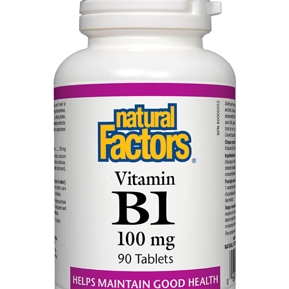 Natural Factors B-1 Thiamine 100mg 90tabs