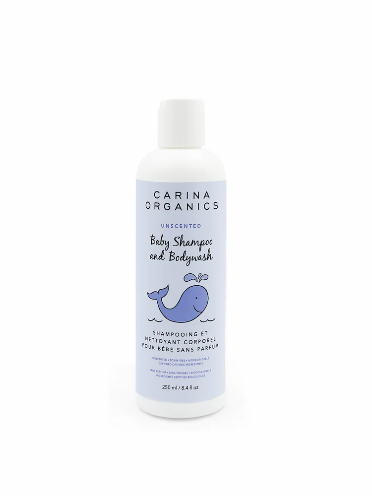 Carina Organics Unscented Baby Shampoo &amp; Body Wash 250ml