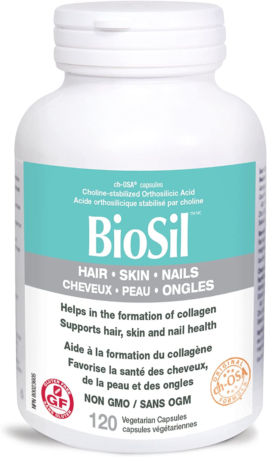 BioSil Hair, Skin, &amp; Nails Formula 120caps