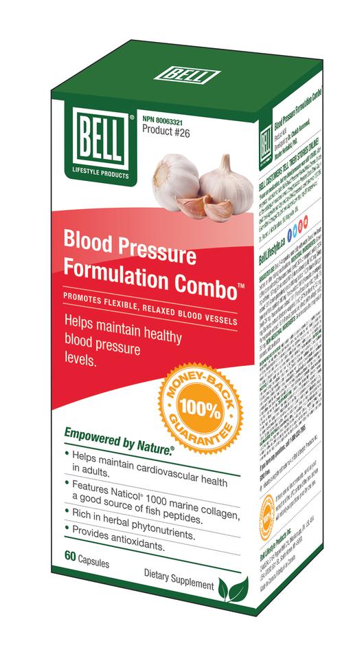 Bell Lifestyle Blood Pressure Formulation Combo 60caps