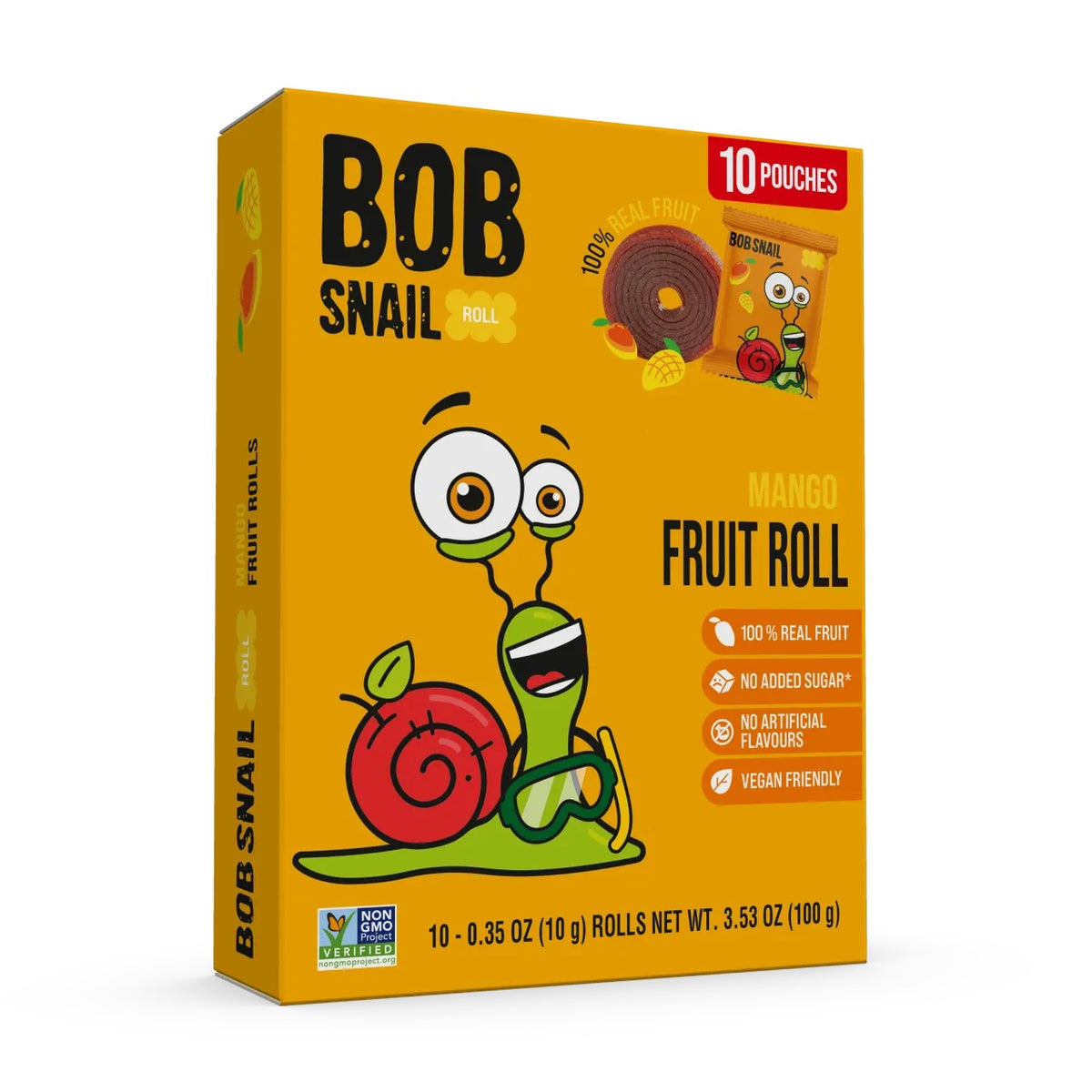Bob Snail Mango Rolls 100g