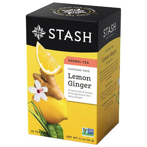 Stash Tea Caffeine-free Lemon Ginger Tea 20bags