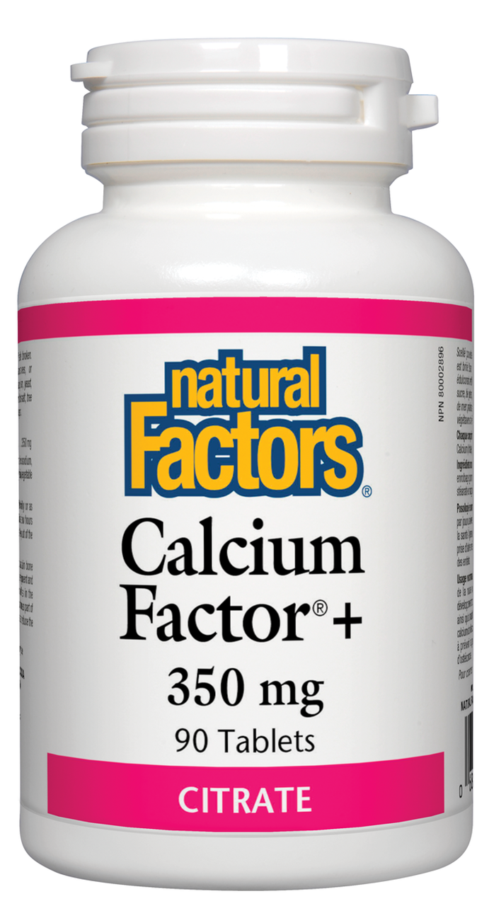 Natural Factors Calcium Citrate 350mg 90tabs