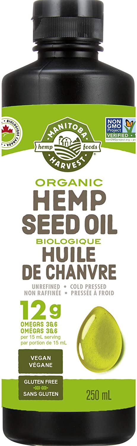 Manitoba Harvest Certified Organic Hemp Seed Oil 250ml