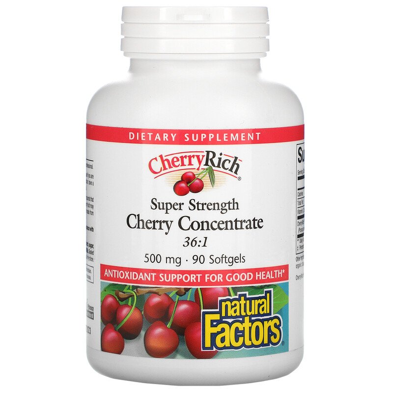 Natural Factors CherryRich Super Strength Cherry Concent