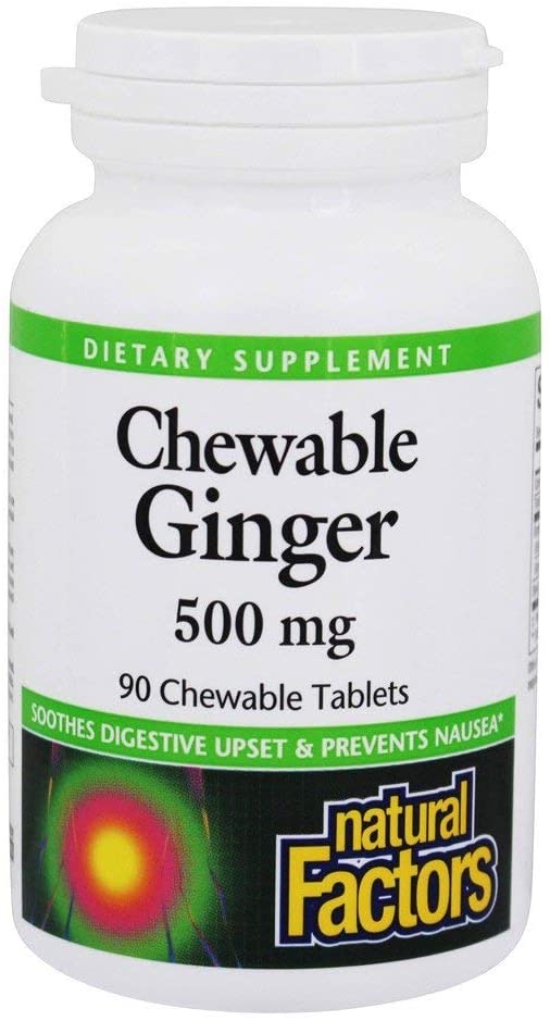 Natural Factors Chewable Ginger 90tabs