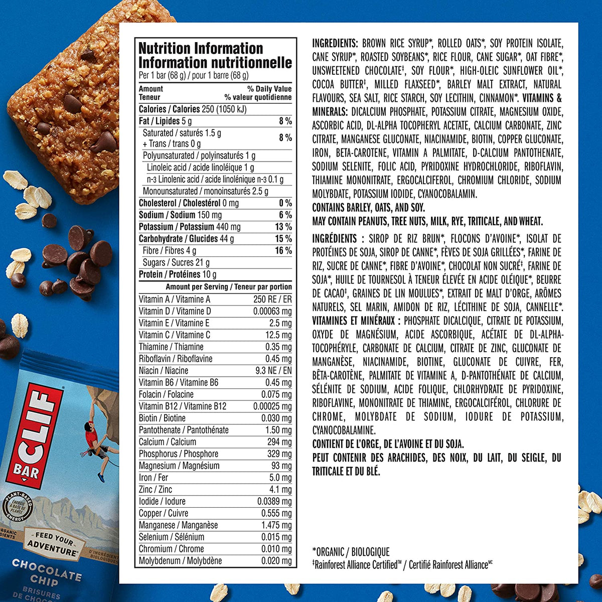 CLIF Bar Chocolate Chip 68g