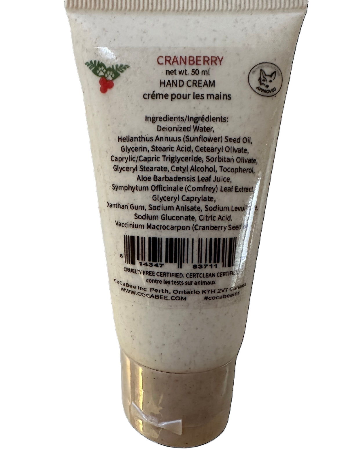 CoCaBee Cranberry Hand Cream 50ml