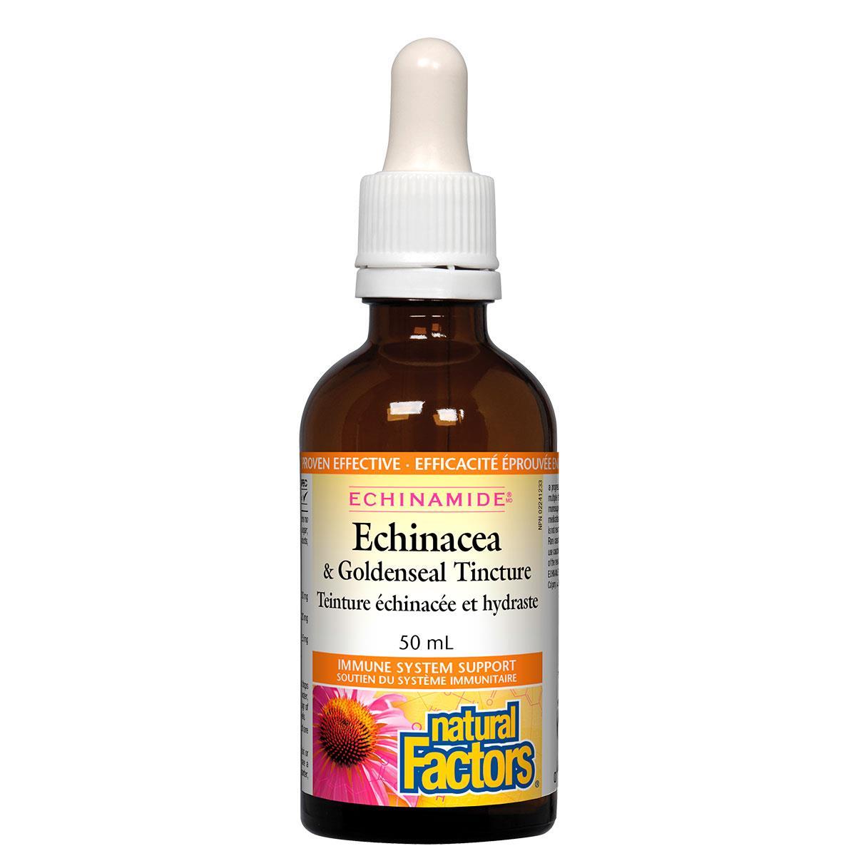 Natural Factors ECHIN/GOLDEN SEAL ANTI-COLD TINCTURE 50m