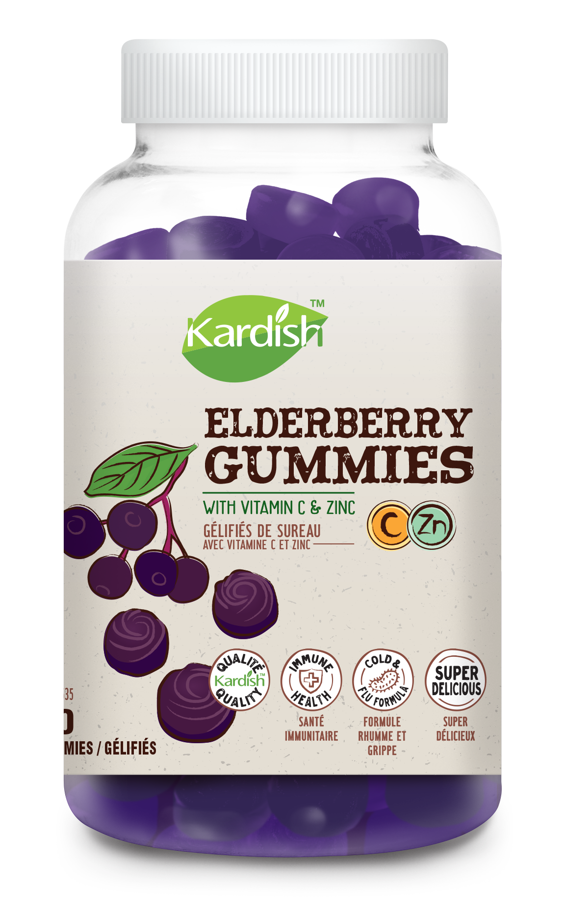 Kardish Elderberry Gummies 90ct